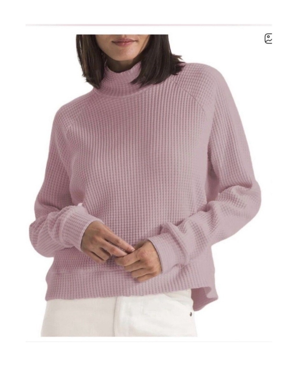 The North Face Women’s Chabot Mock Neck Waffle Long Sleeve